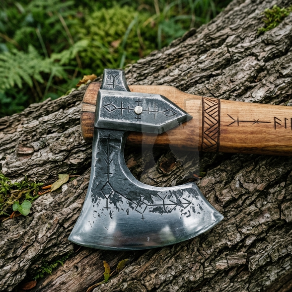 Handmade Mini Leviathan Axe - Hand Forged Kratos God of War Axe