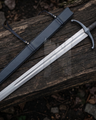 Custom Handmade Acid Washed Templar Cross Sword Replica