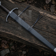 Custom Handmade Acid Washed Templar Cross Sword Replica