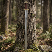 11th Century Viking Sword - Hand Forged BLade with Runes and Brass Handle